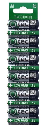 QTEC Extra Power polopermanentné AA batérie – 12 ks