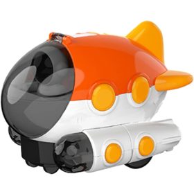 Červená ponorka so svetlami a hudbou