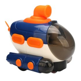 Modrá ponorka so svetlami a hudbou