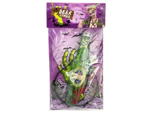 Čelenka so zlomenou pivovou fľašou