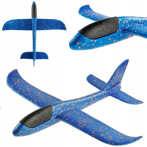 Modré penové lietadlo