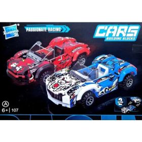 Športové auto – stavebnica z kociek