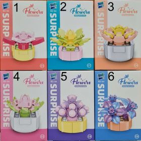 Kvetinové stavebné kocky