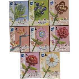 Stavebnica kvetu – stavebný dekoratívny kvetinový set