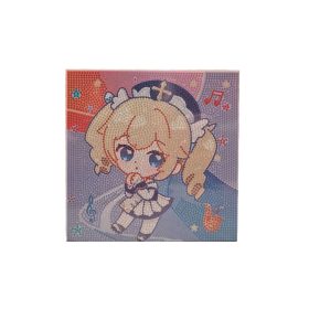 Diamantová mozaika – Dievča so sukňou