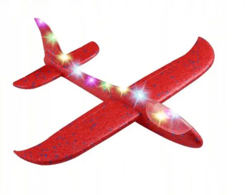 Svetielkujúce penové lietadlo