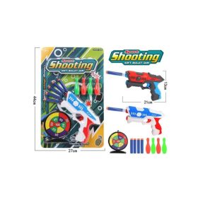 Zbraň s penovými guľkami a terčom